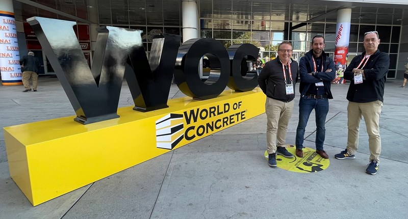 Solei asiste a World of Concrete 2022, Las Vegas Solei asiste a World of Concrete 2022, Las Vegas
